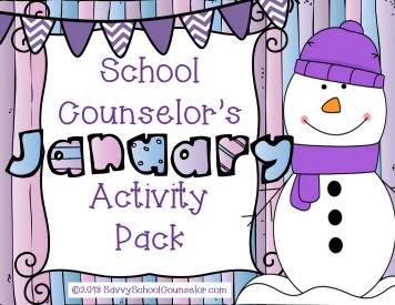 School Counselor's January Activity Pack