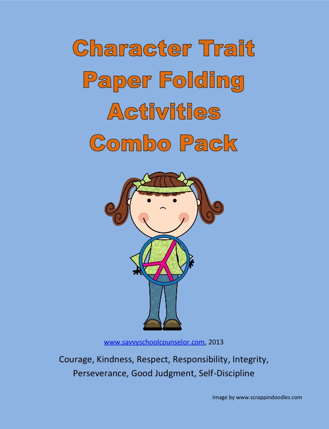 Character Trait Paper Folding Activities COMBO PACK