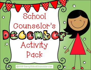 School Counselor's December Activity Pack