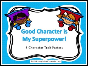 Superpower Character Trait Posters- TpT
