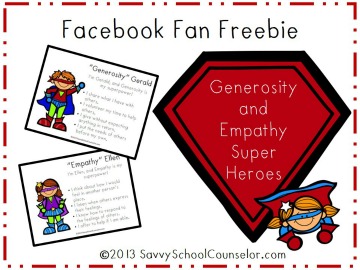 Facebook Fan Freebies - Savvy School Counselor
