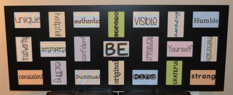 Be Wall - Collage Frame - Savvy School Counselor