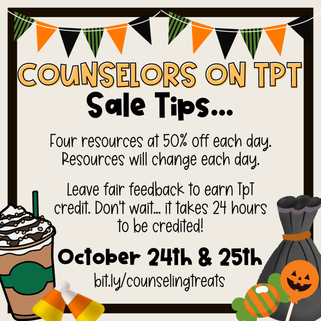 Counselors on TpT Sale - Savvy School Counselor