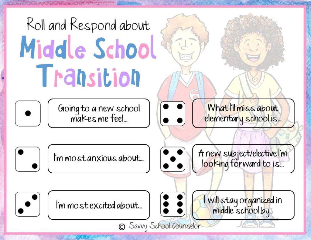 Middle School Transition - Savvy School Counselor