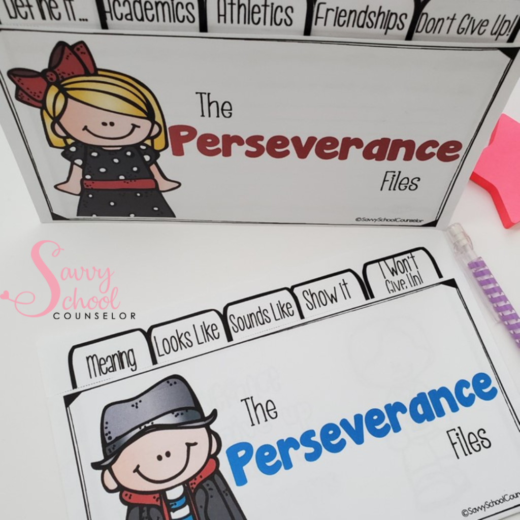 Teaching Kids About Perseverance - Savvy School Counselor

